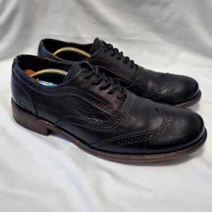 Bed Stu Men's Cobbler Series Distressed Leather Wingtip Oxfords Shoes Size 8.5